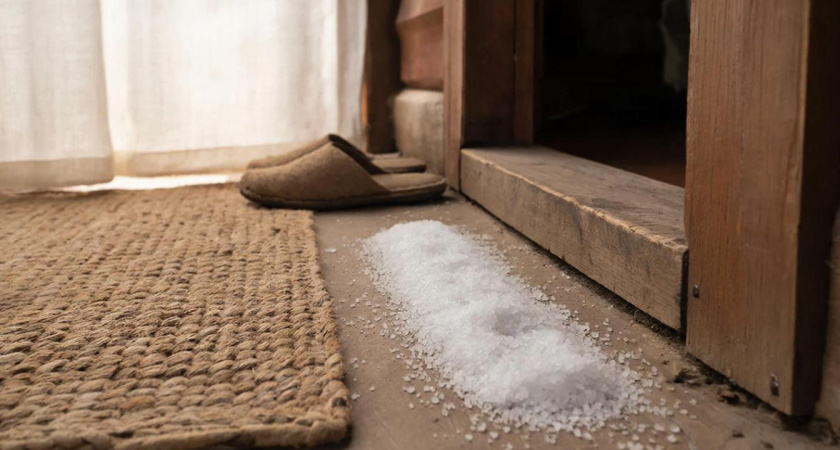 Щепотка соли вдоль плинтуса перед сном: старинная мудрость для защиты дома - актуально в наши дни