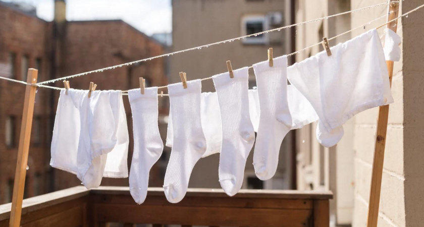 Залейте в стиралку этот раствор и белые носки станут как из магазина: готовится всего минуту